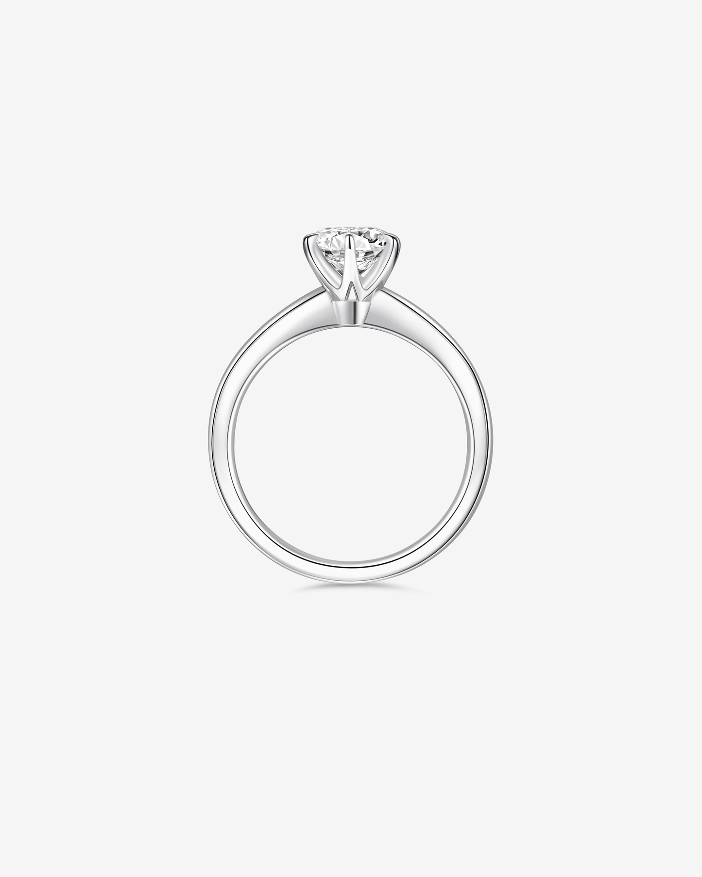 Classic 6 Claw Solitaire Diamond Engagement Ring